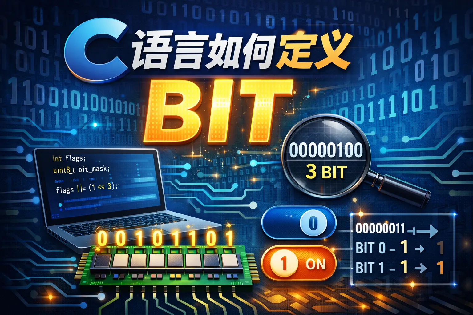 c语言如何定义bit