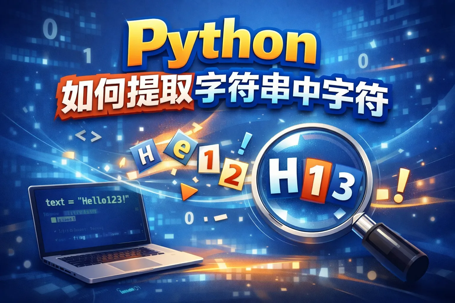 python如何提取字符串中字符