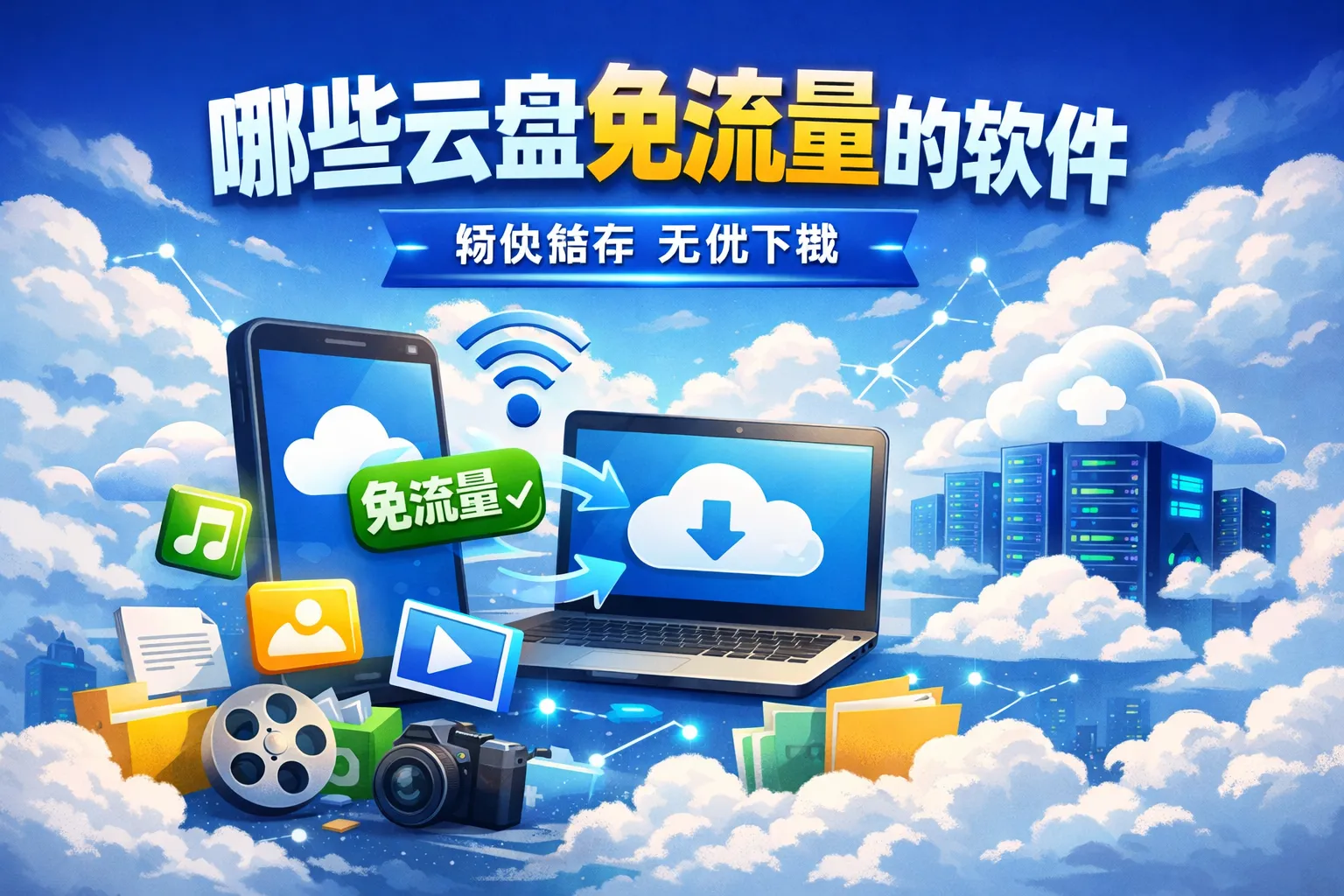 哪些云盘免流量的软件
