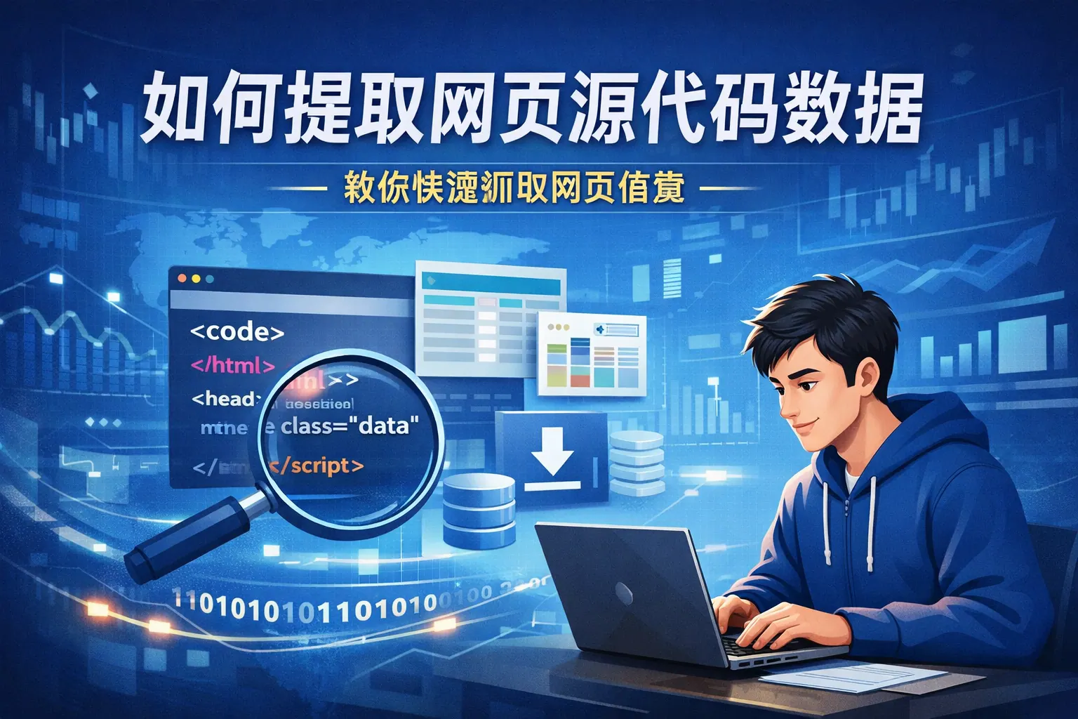如何提取网页源代码数据