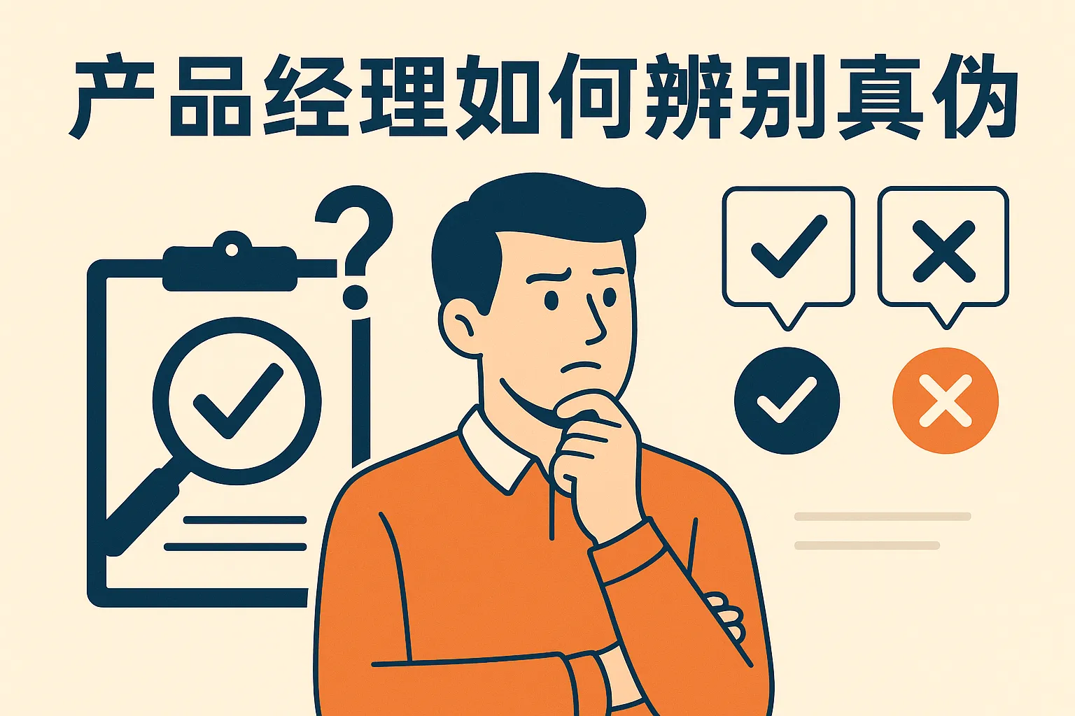 产品经理如何辨别真伪