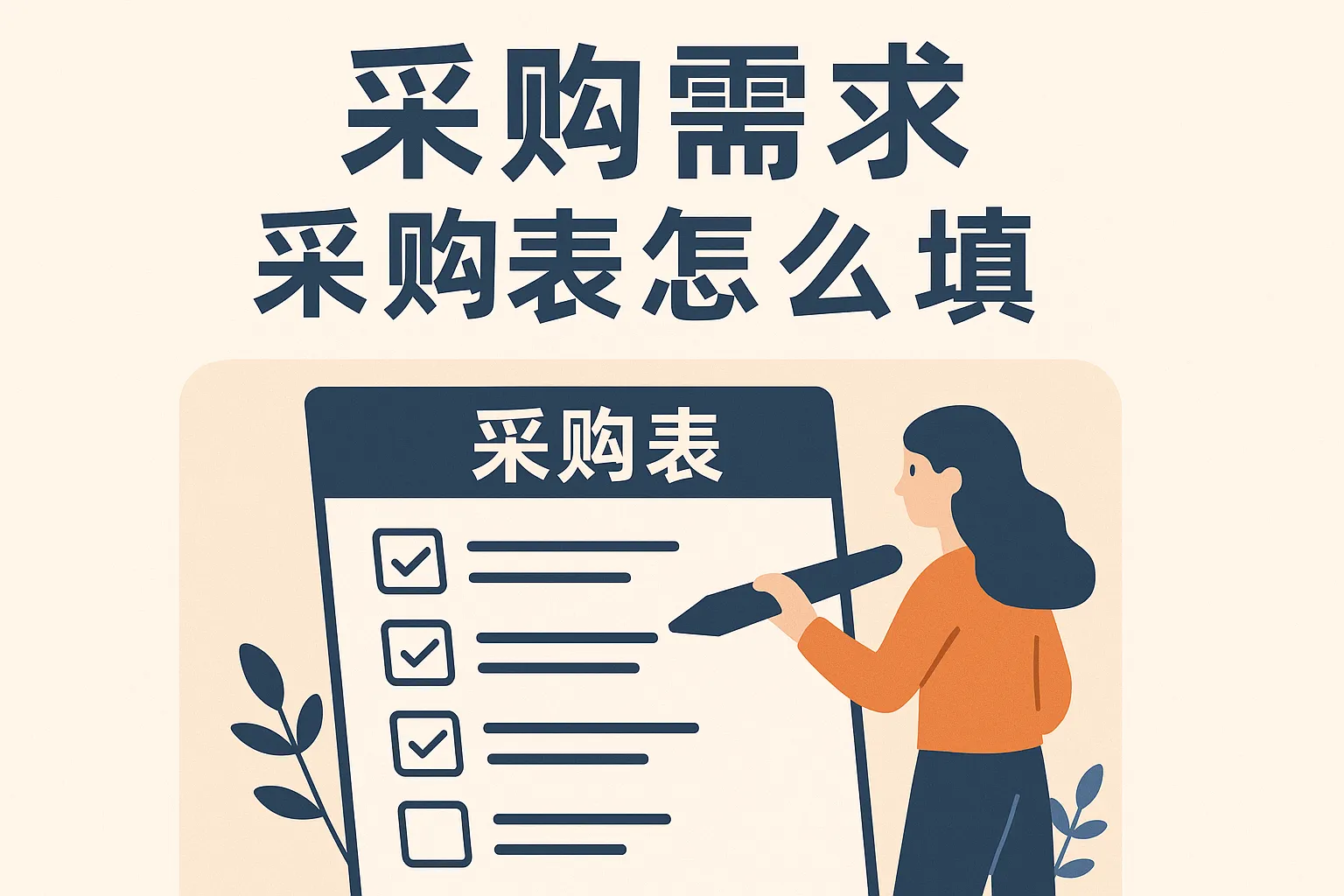 采购需求采购表怎么填