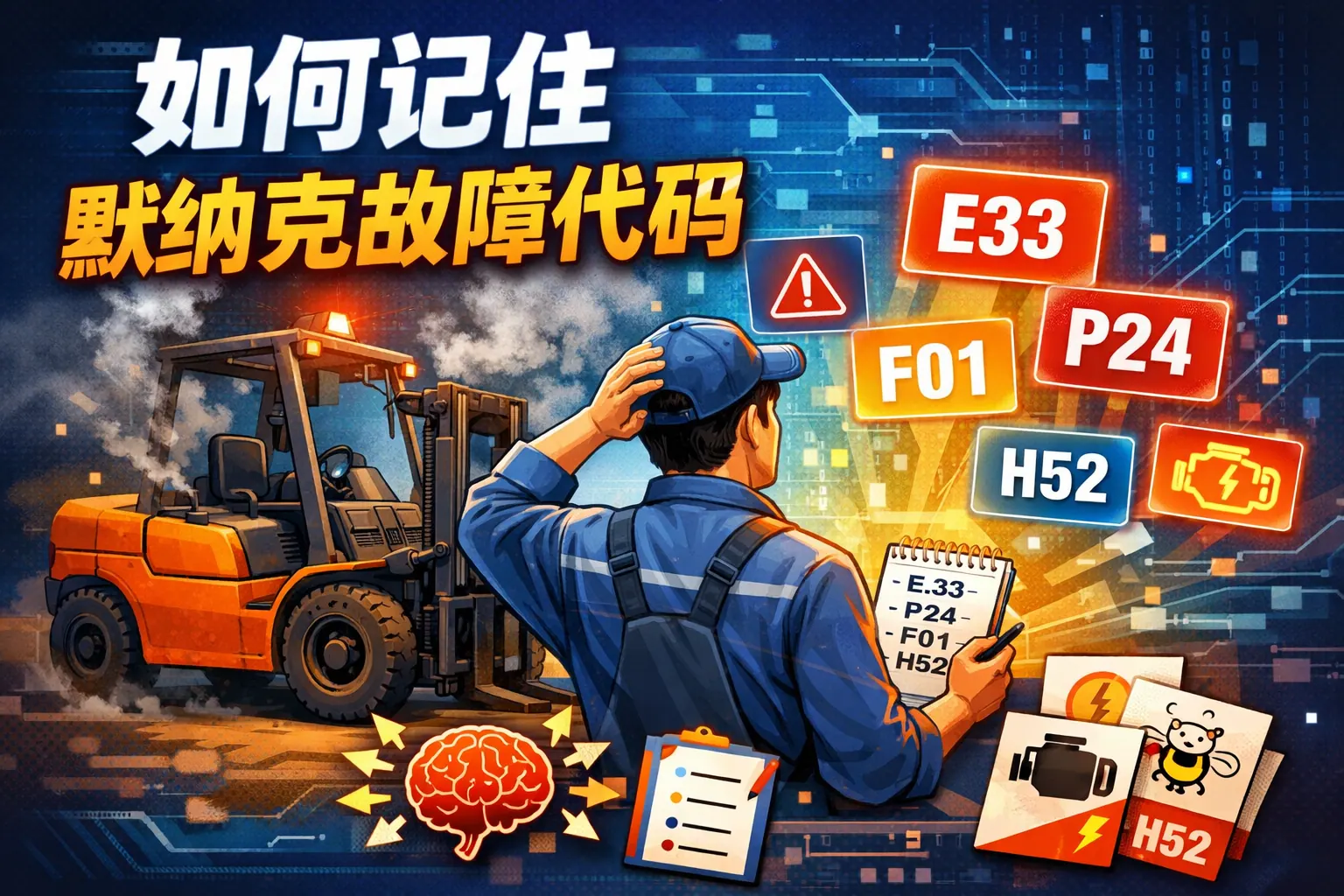 如何记住默纳克故障代码