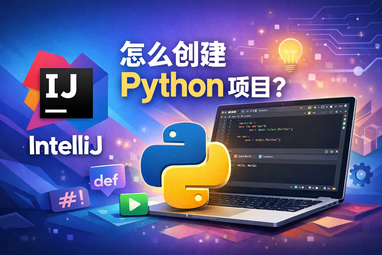 intellij怎么创建python