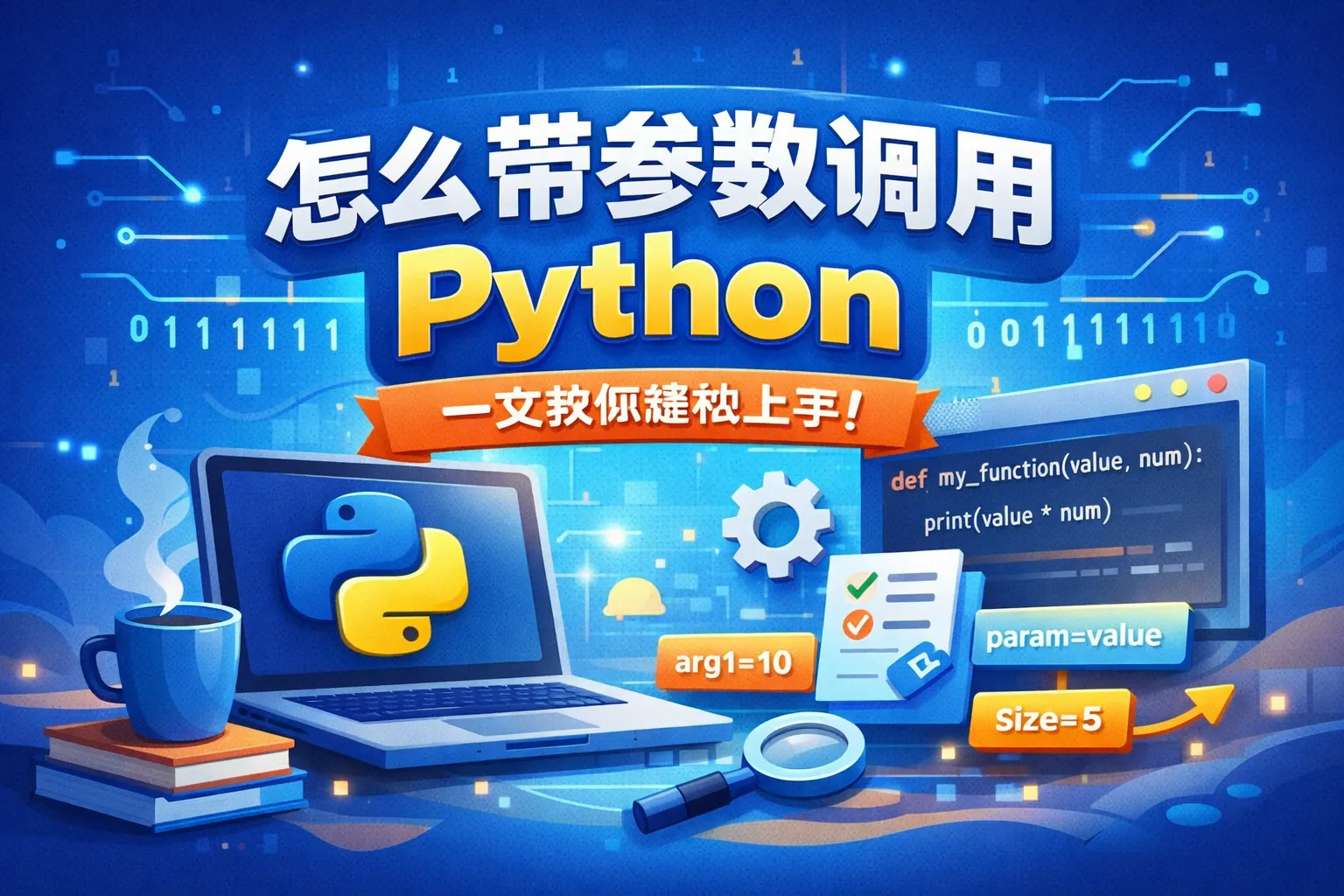 怎么带参数调用python