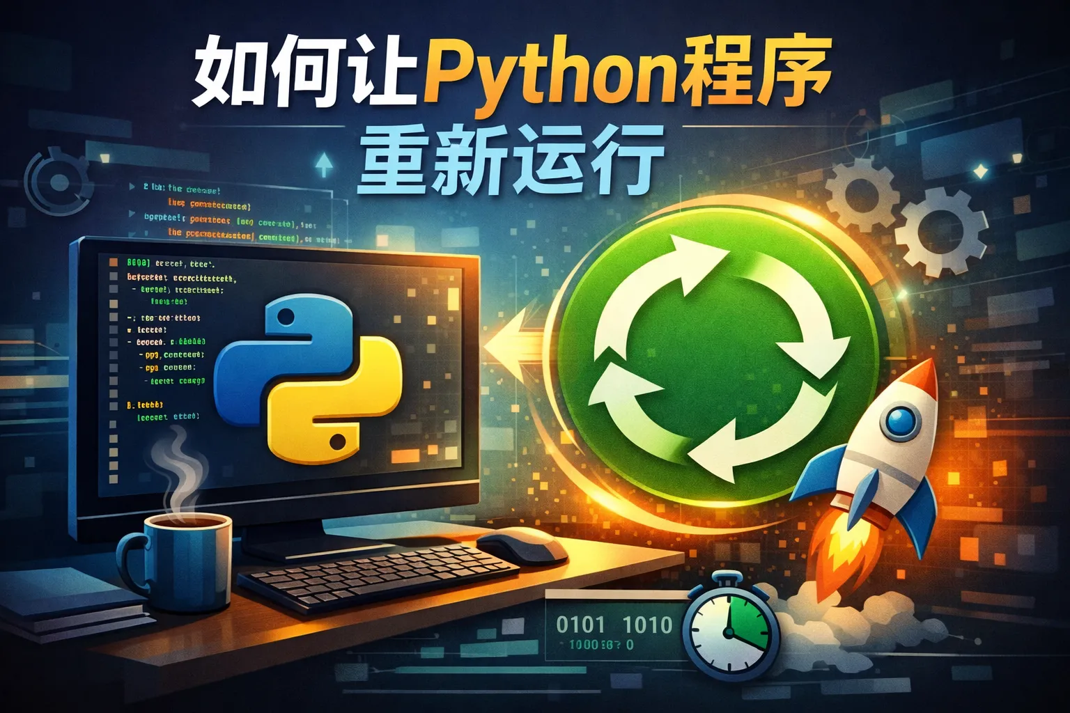 如何让python程序重新运行