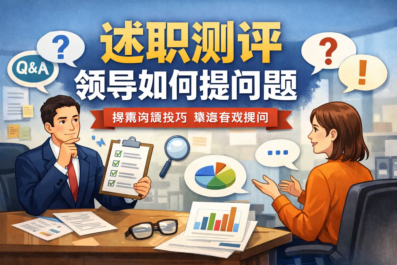 述职测评领导如何提问题