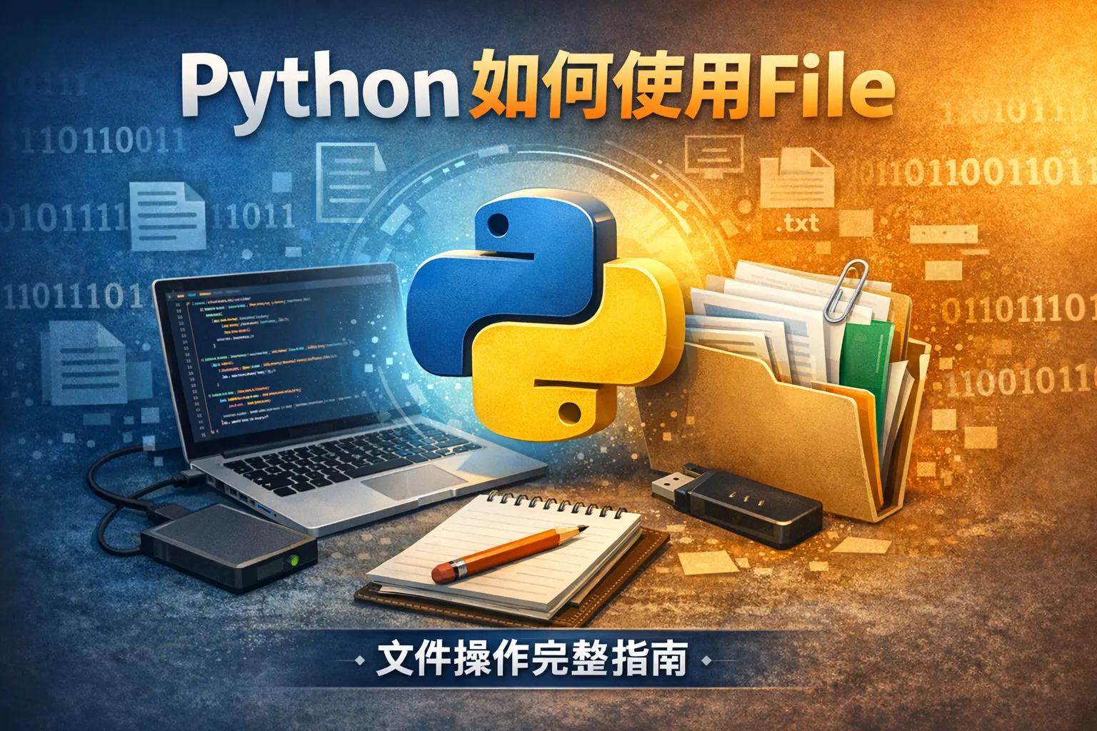 python如何使用file