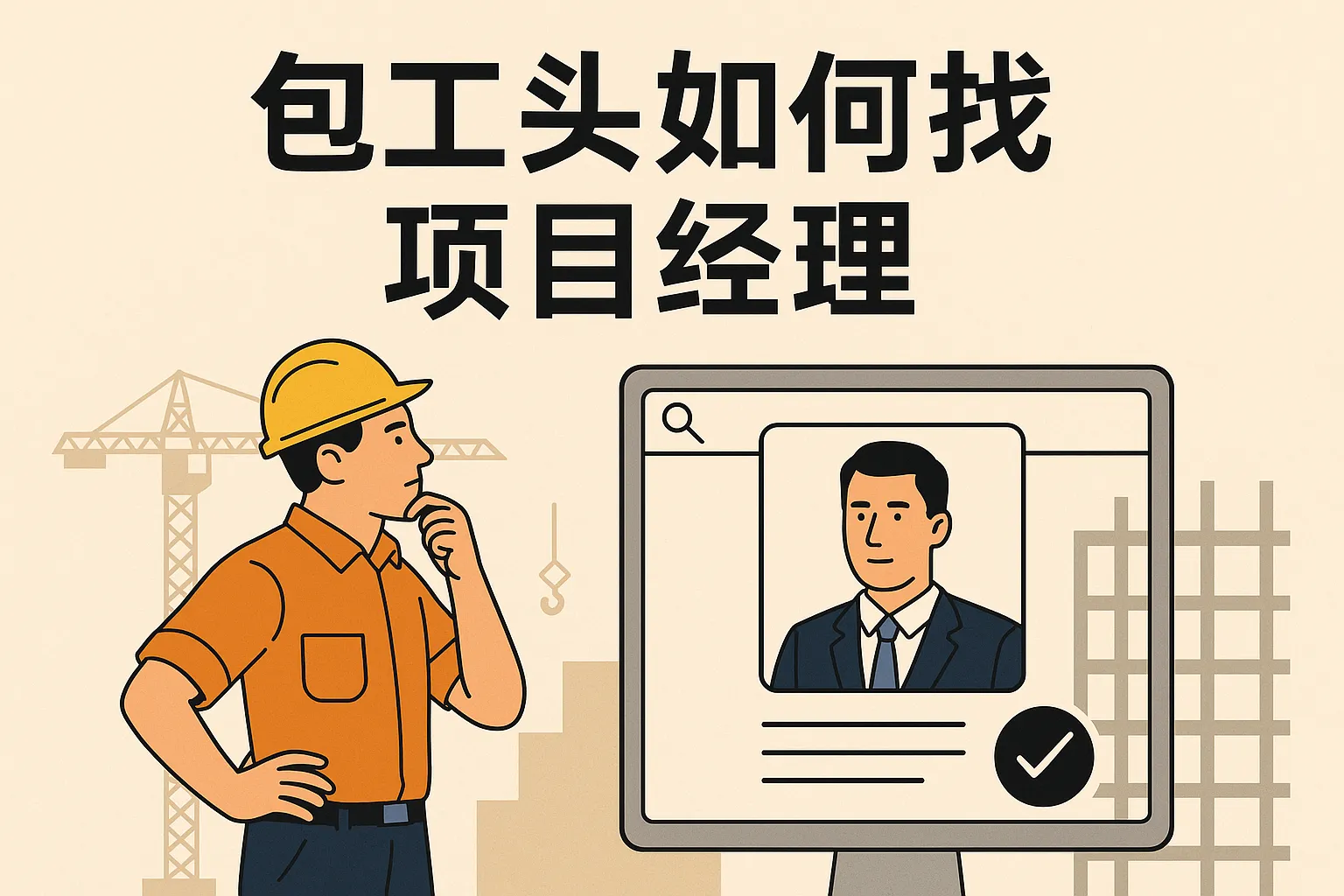包工头如何找项目经理
