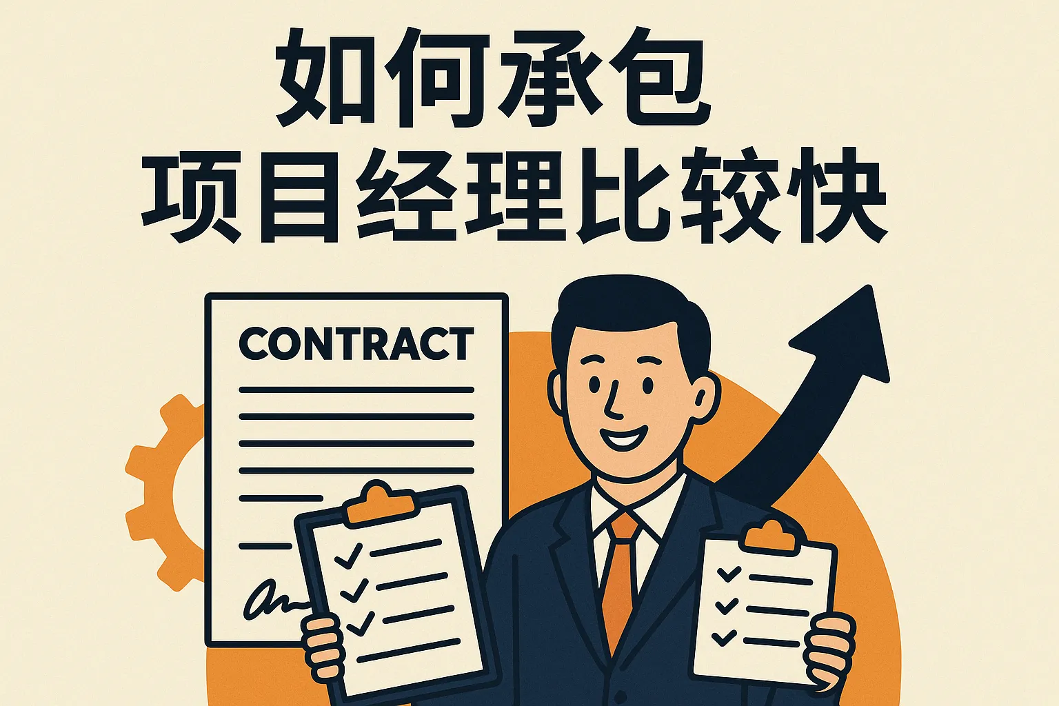 如何承包项目经理比较快