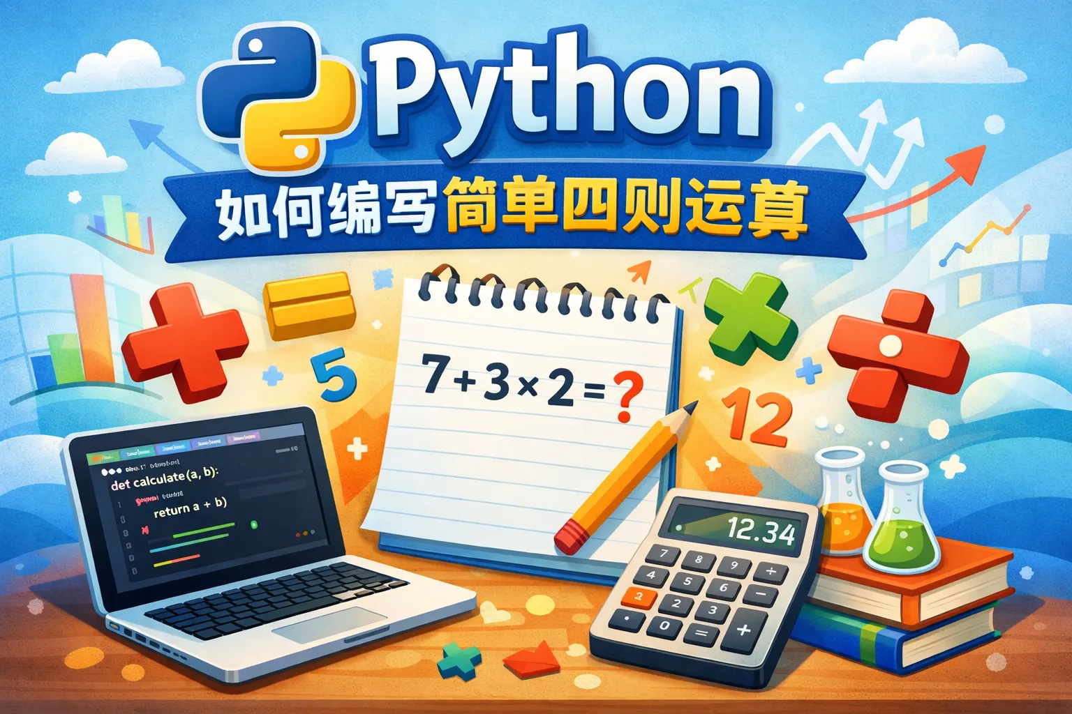 python如何编写简单四则运算