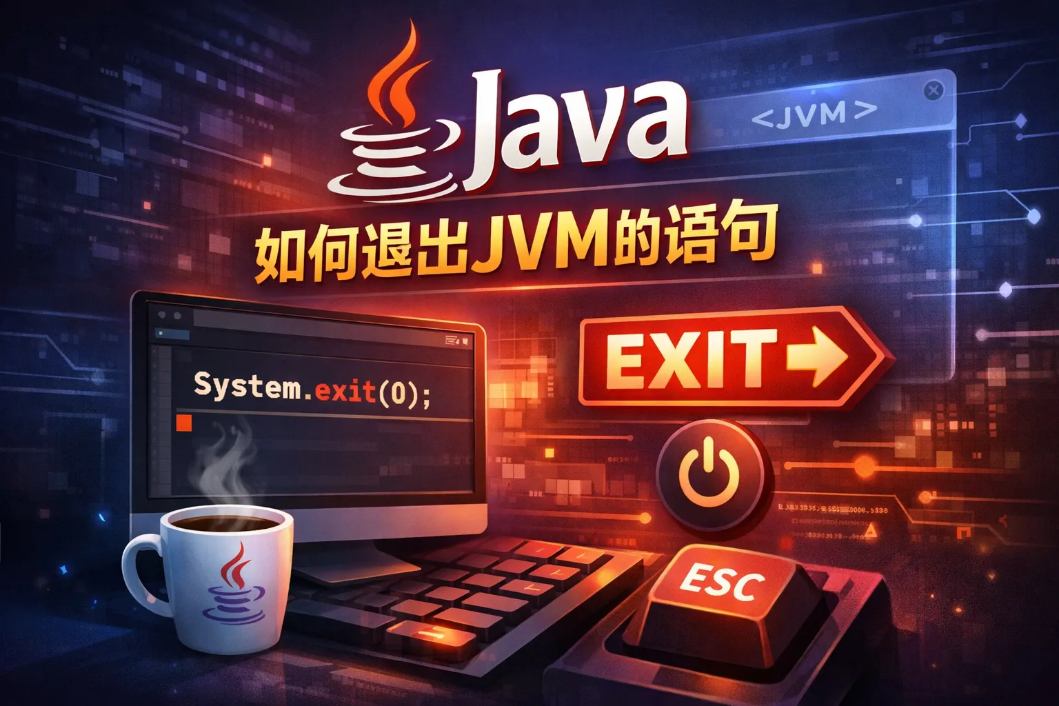 java如何退出jvm的语句