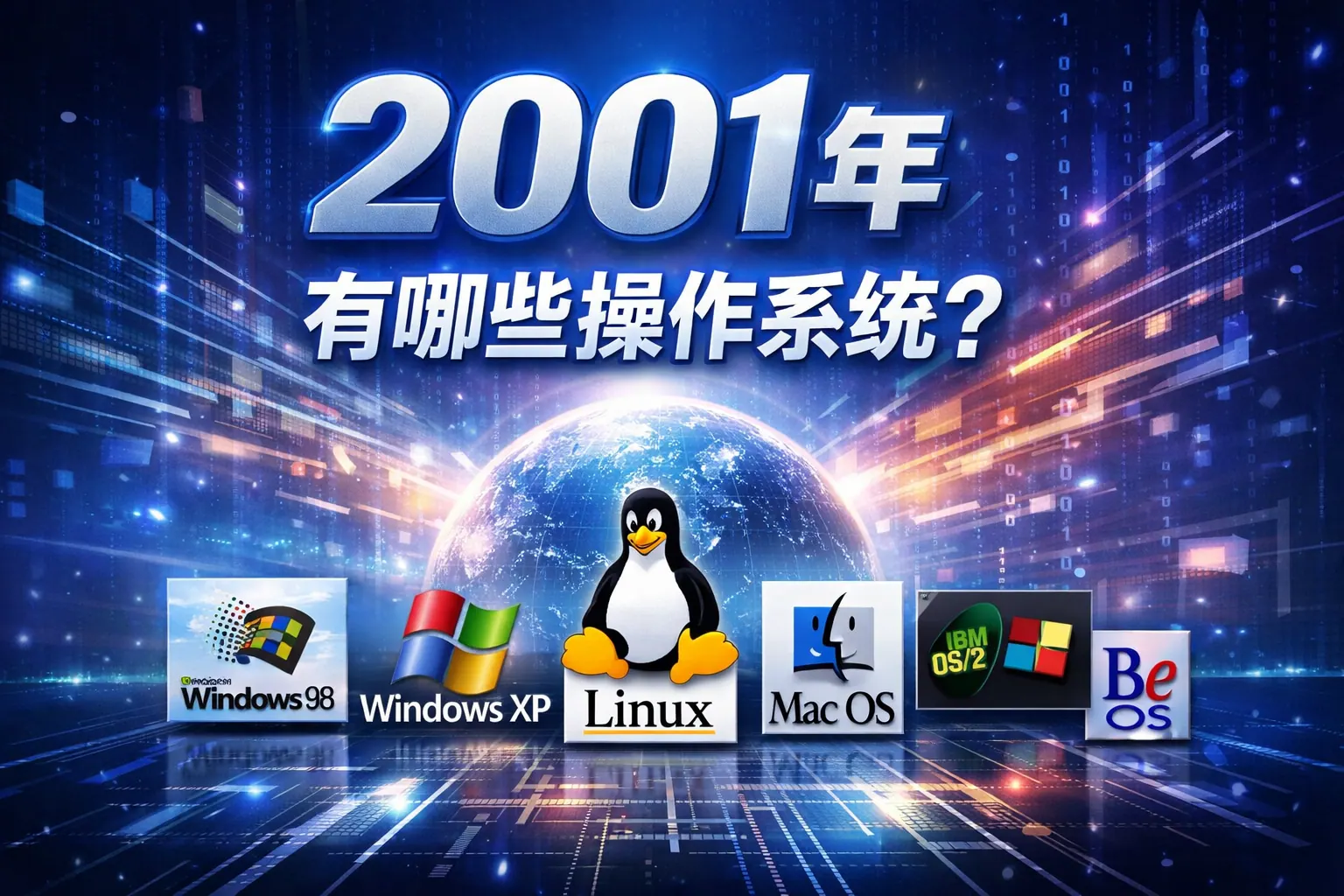 2001有哪些操作系统
