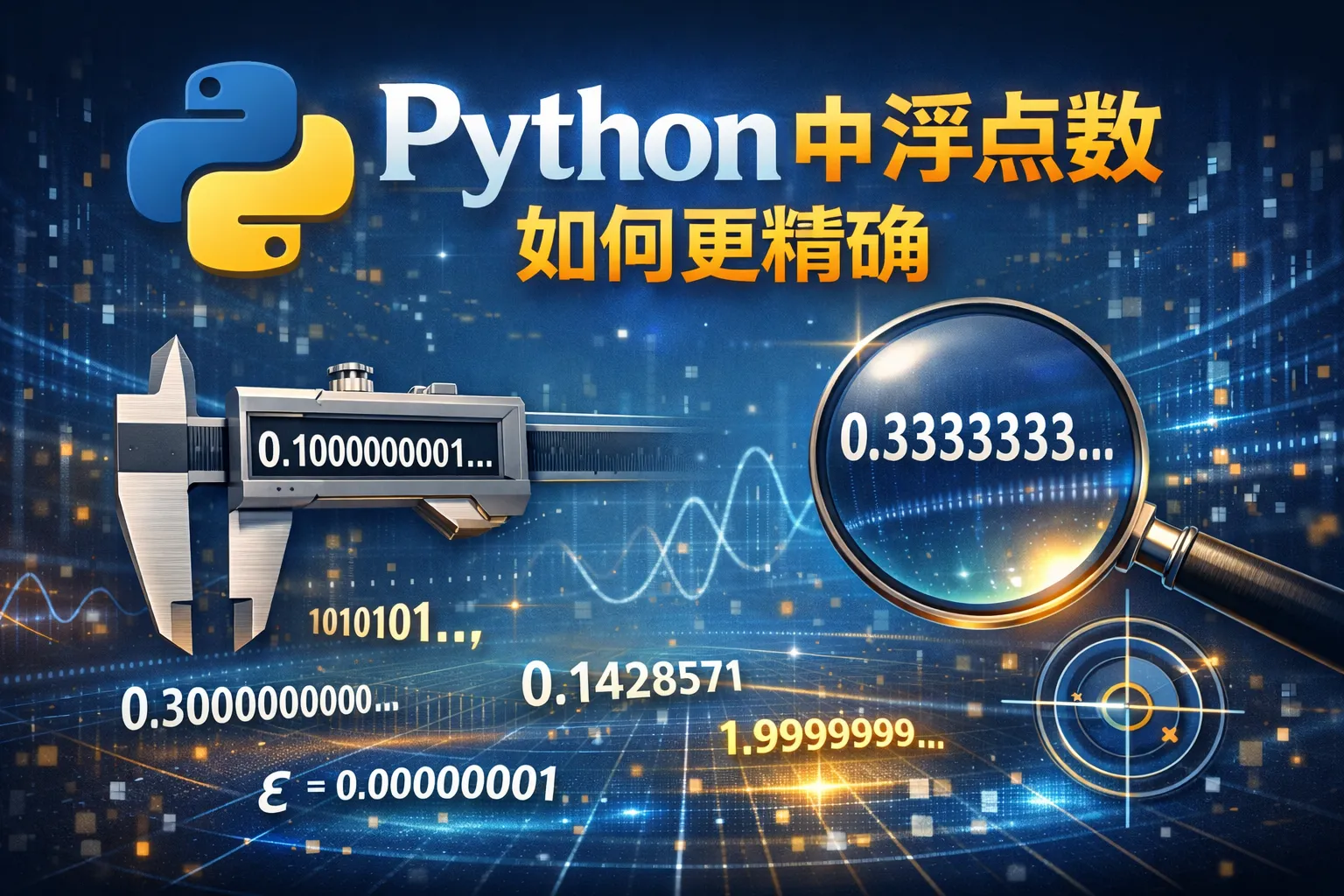 python中浮点数如何更精确