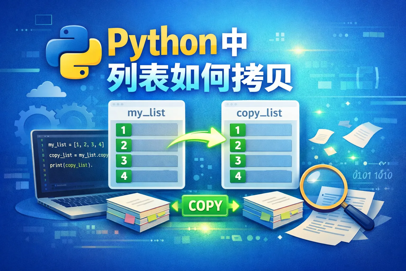 python中列表如何拷贝