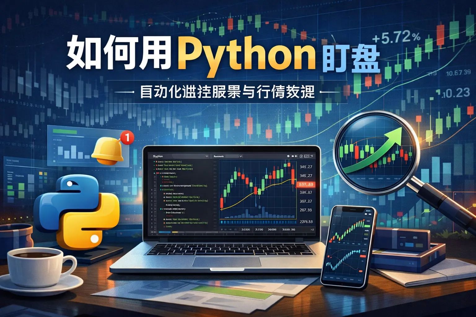 如何用python盯盘