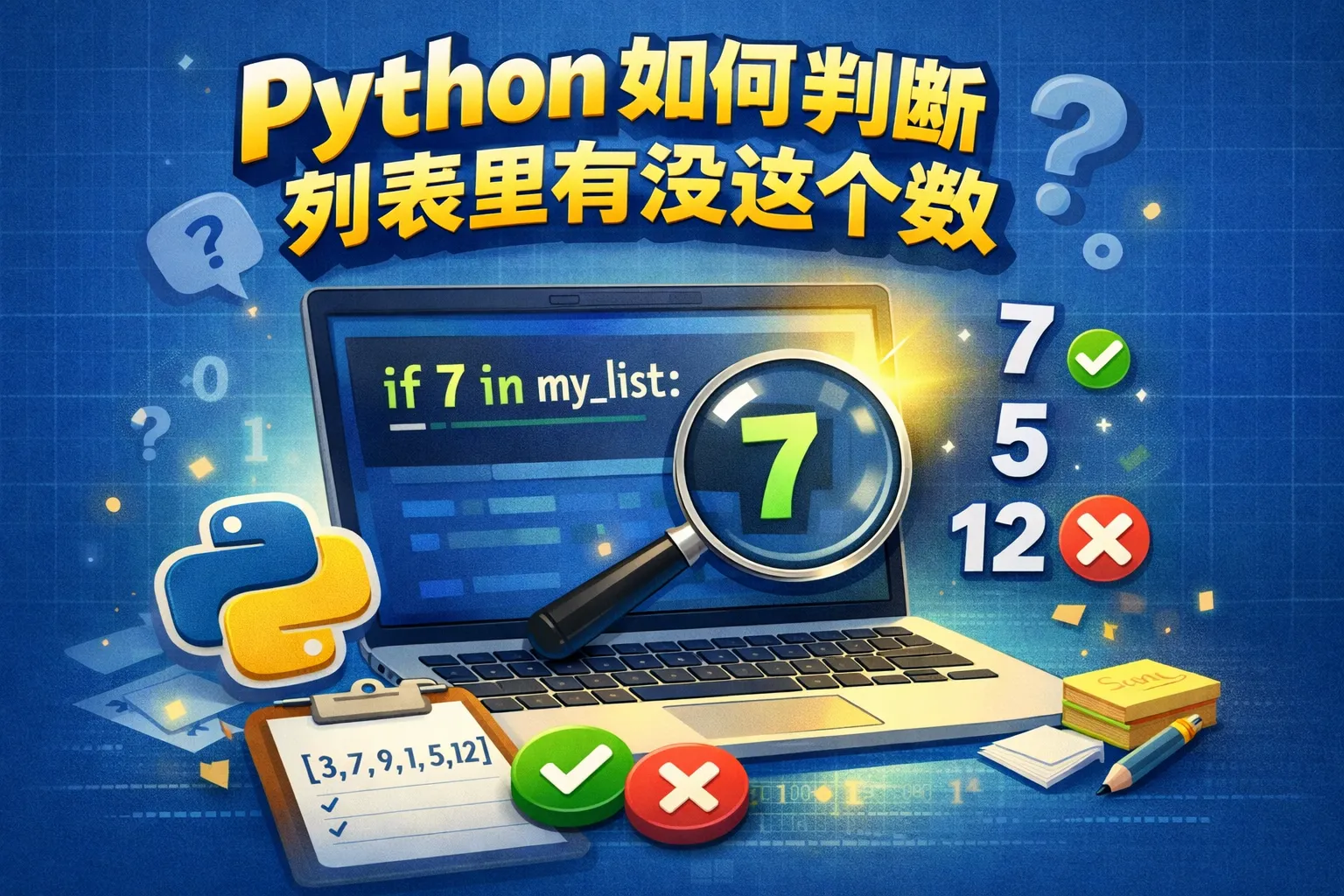 python如何判断列表里有没有这个数