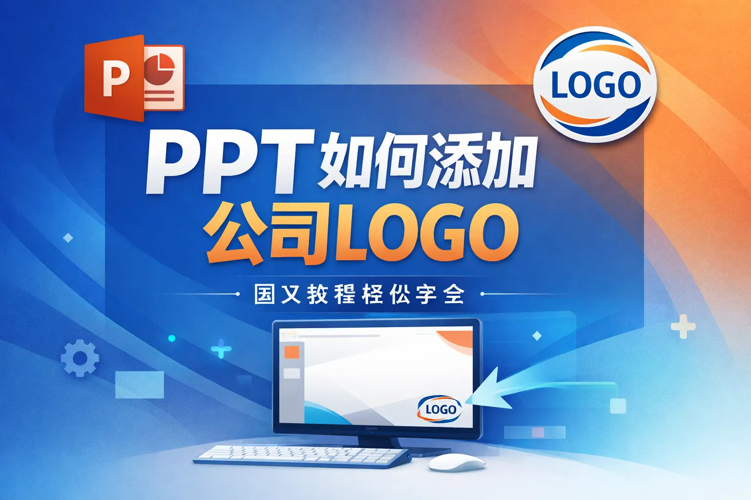 ppt如何添加公司logo