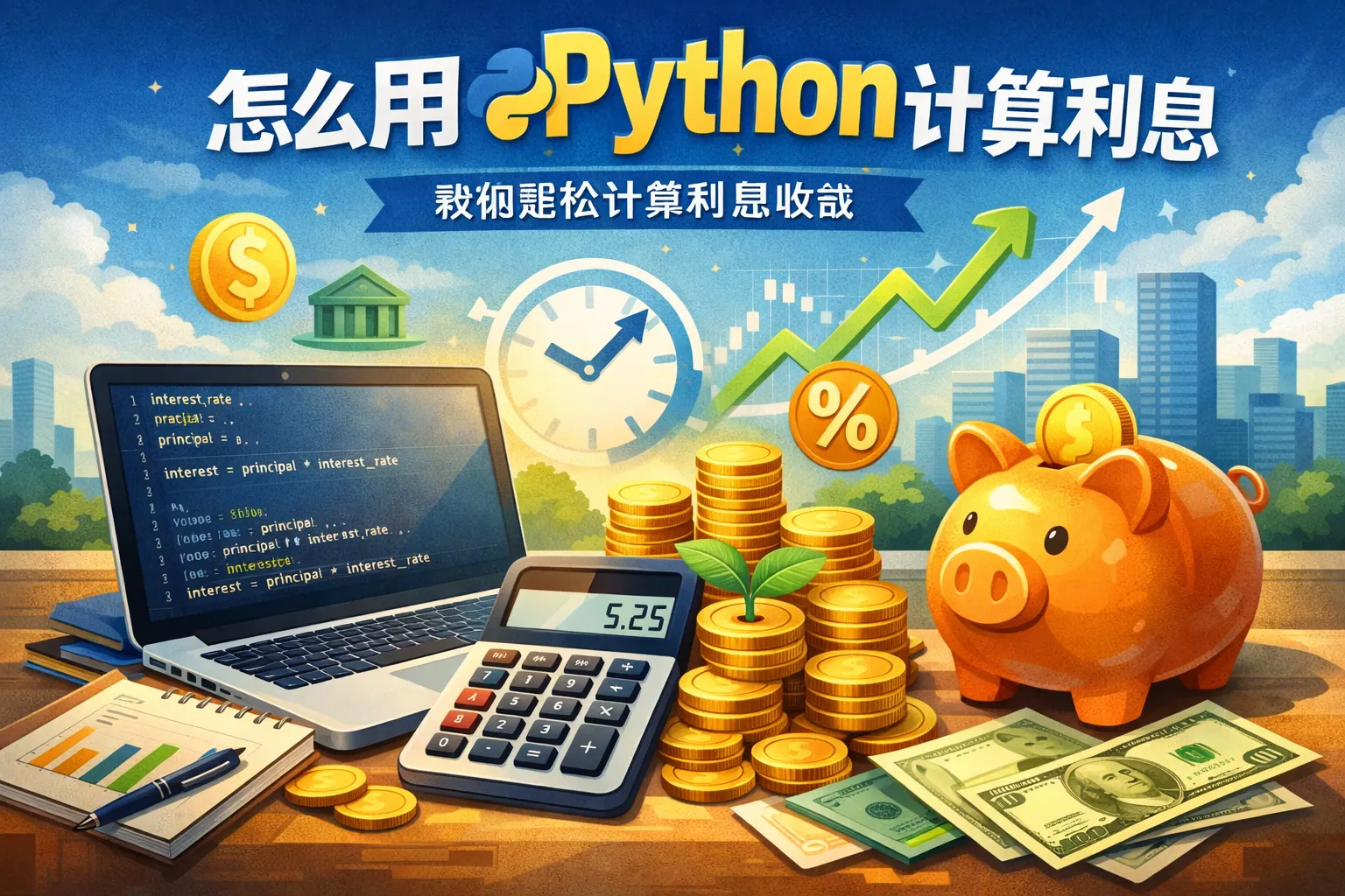怎么用python计算利息