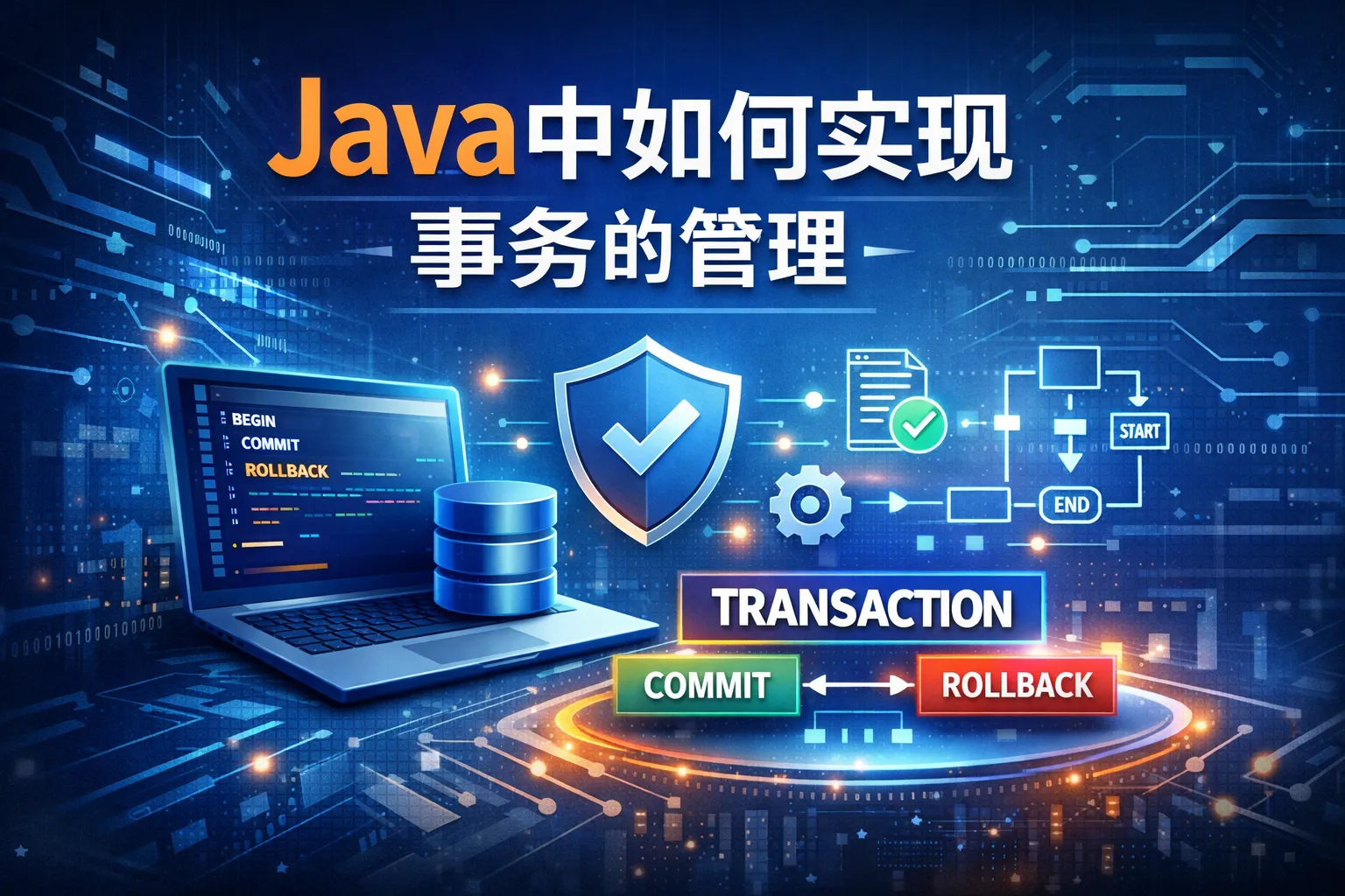 java中如何实现事务的管理