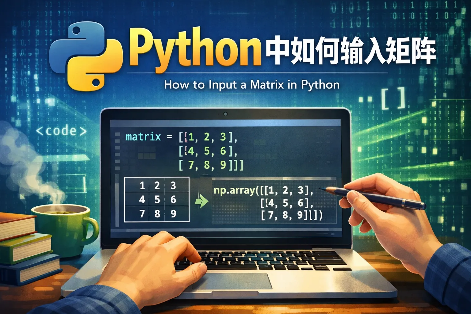 python中如何输入矩阵