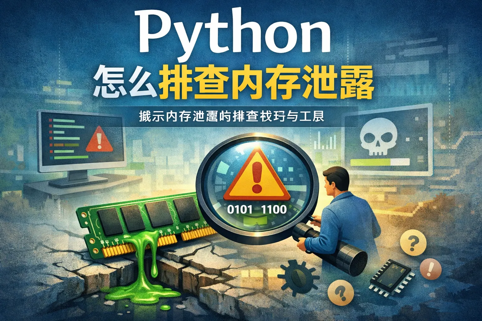 python怎么排查内存泄露