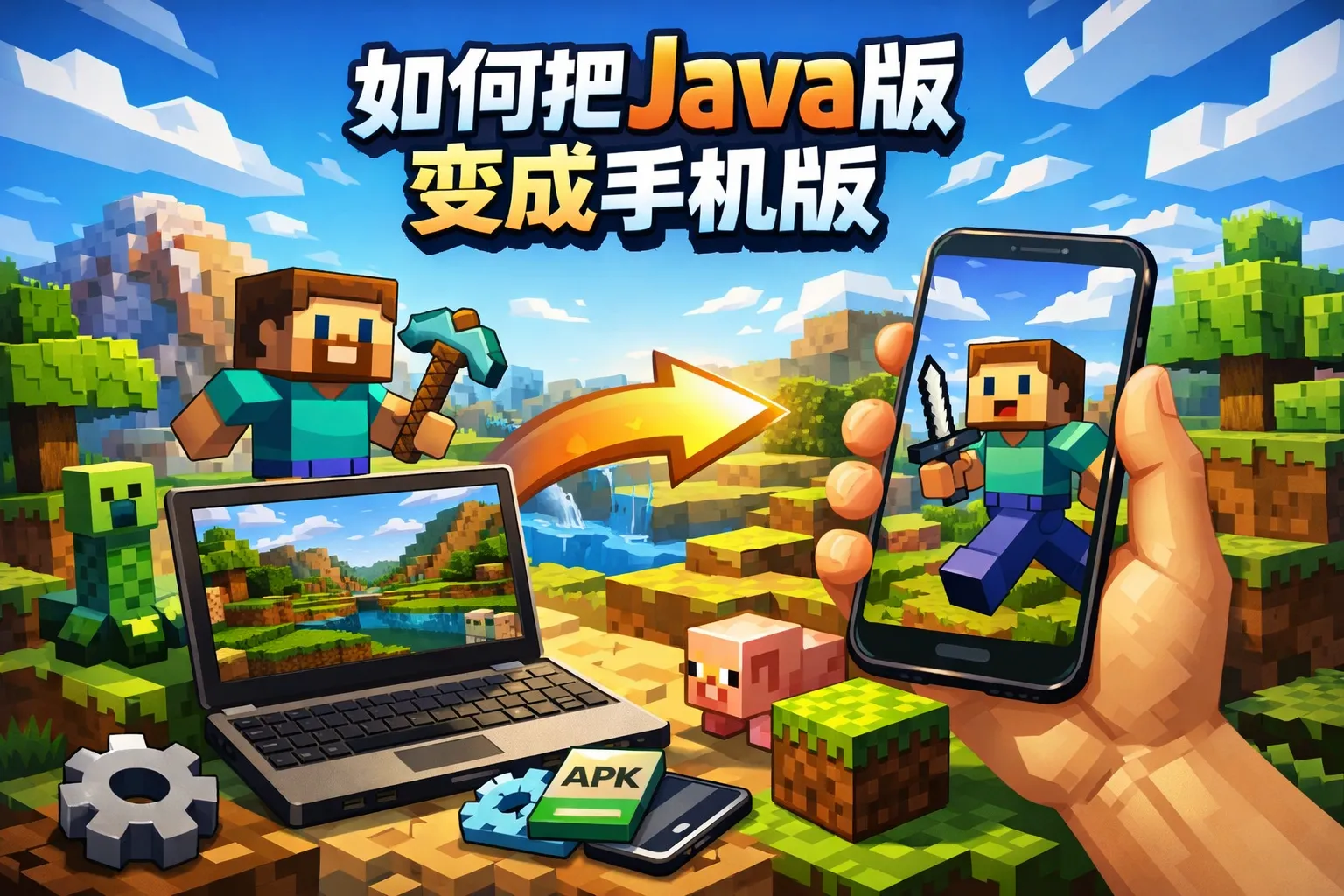 如何把java版变成手机版