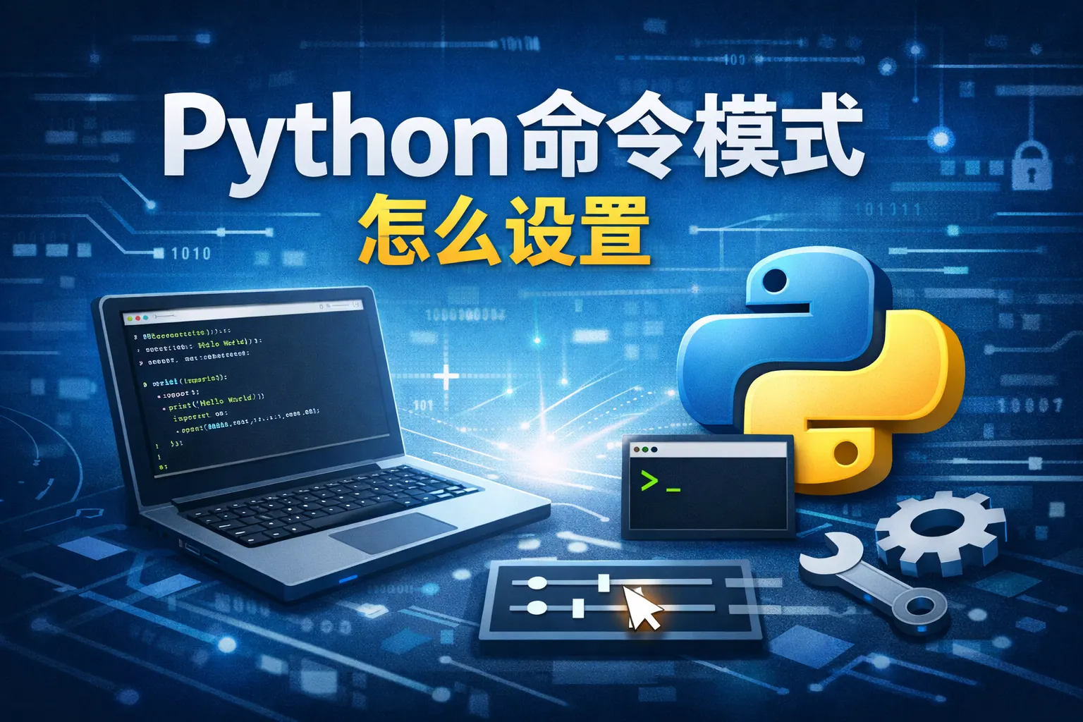 python命令模式怎么设置