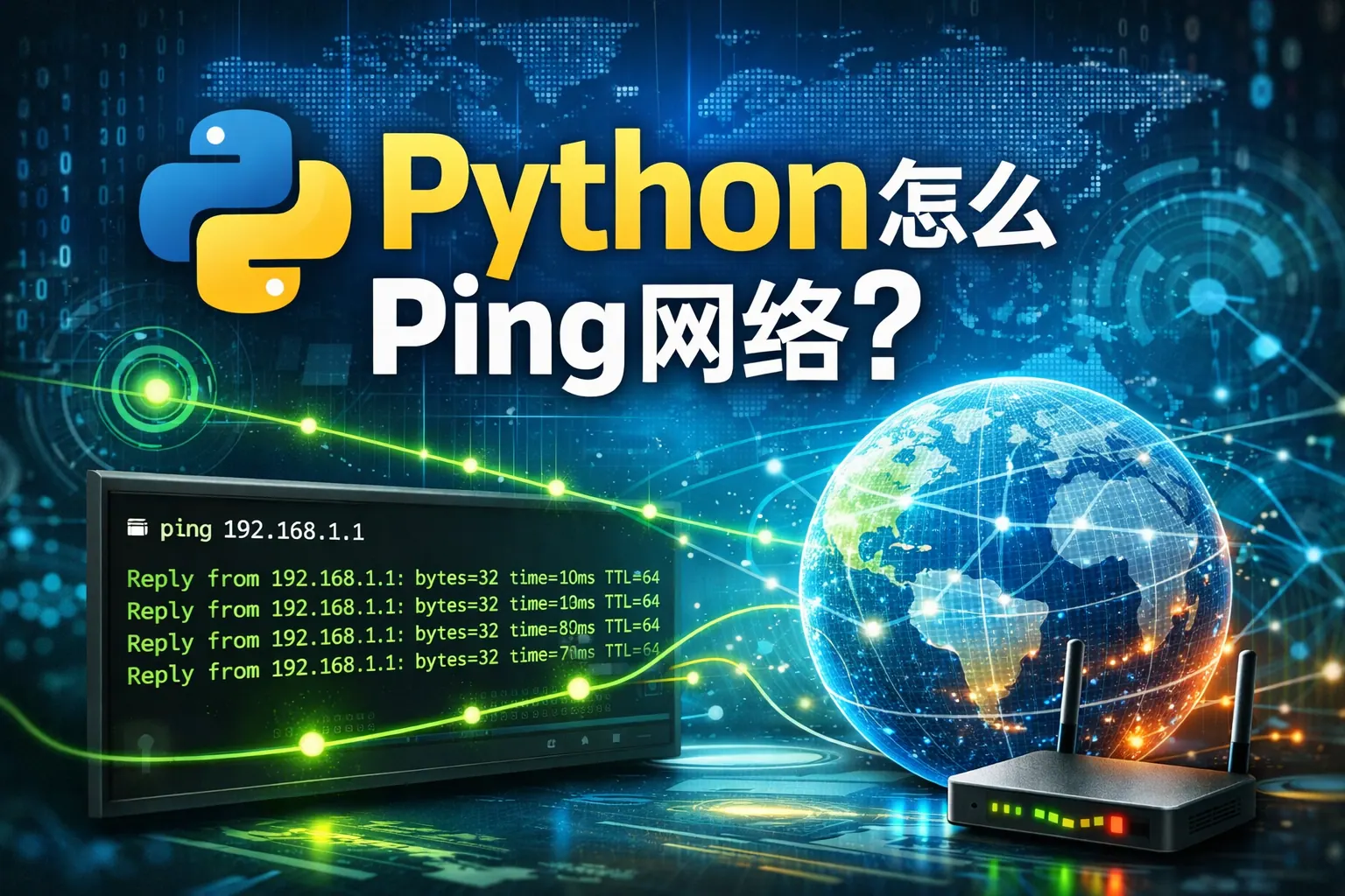 python怎么ping网络
