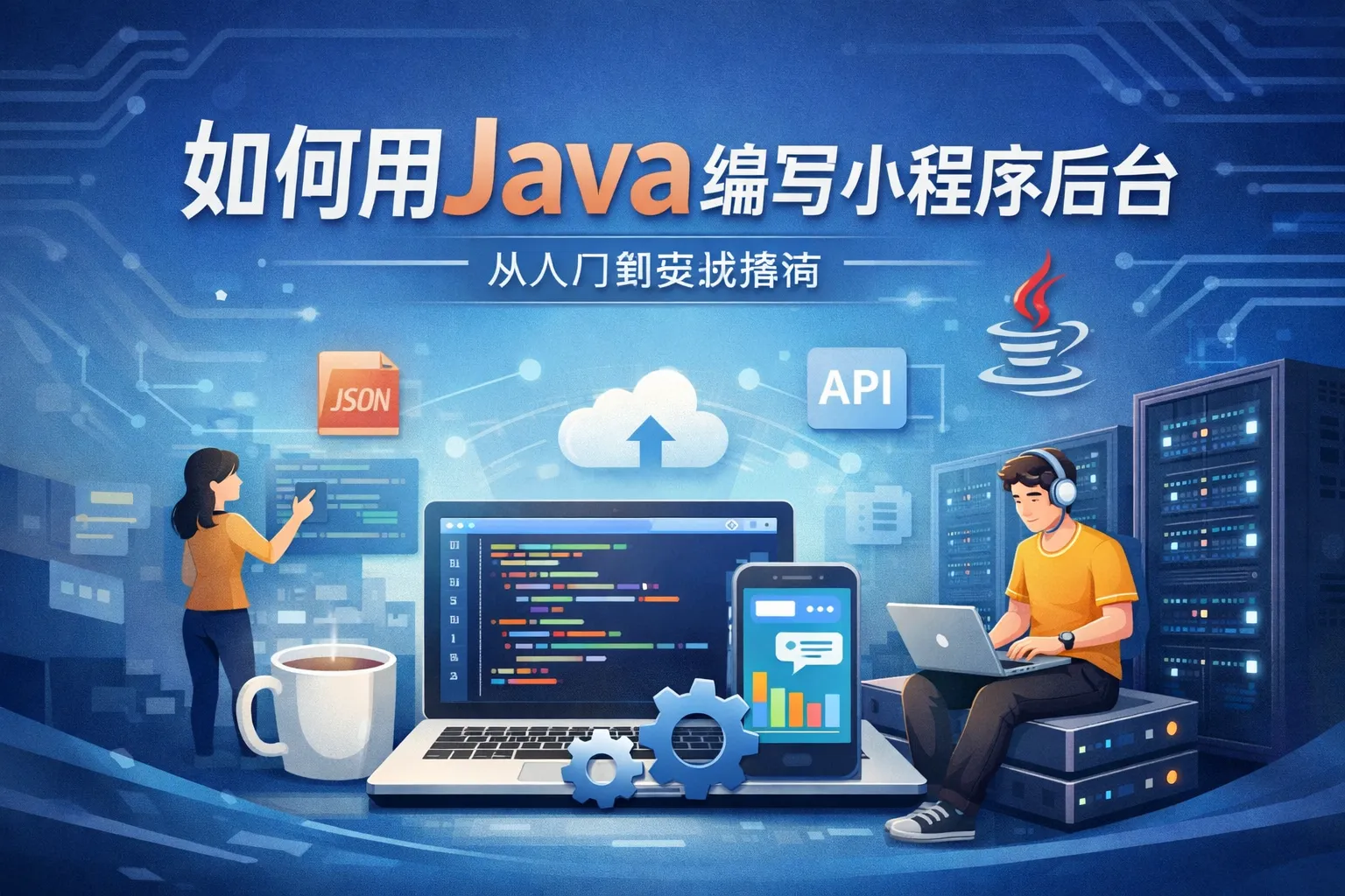 如何用java编写小程序后台