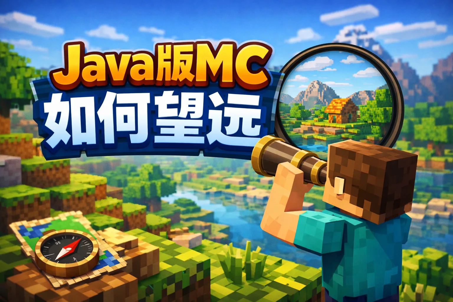 java版mc如何望远