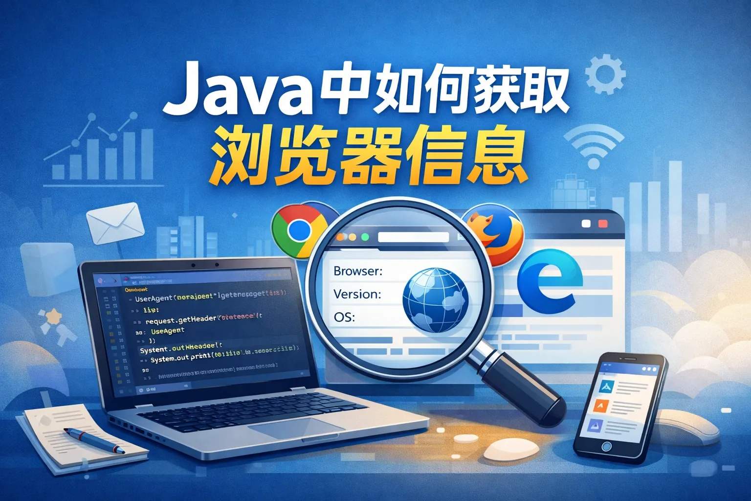 java中如何获取浏览器信息