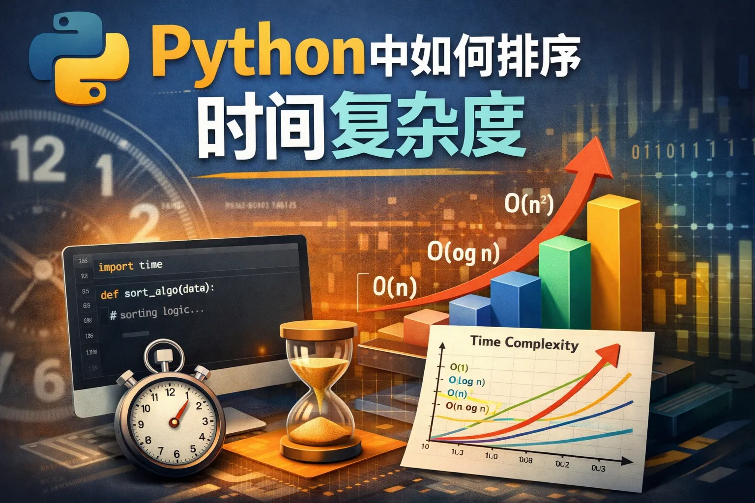 python中如何排序时间复杂度