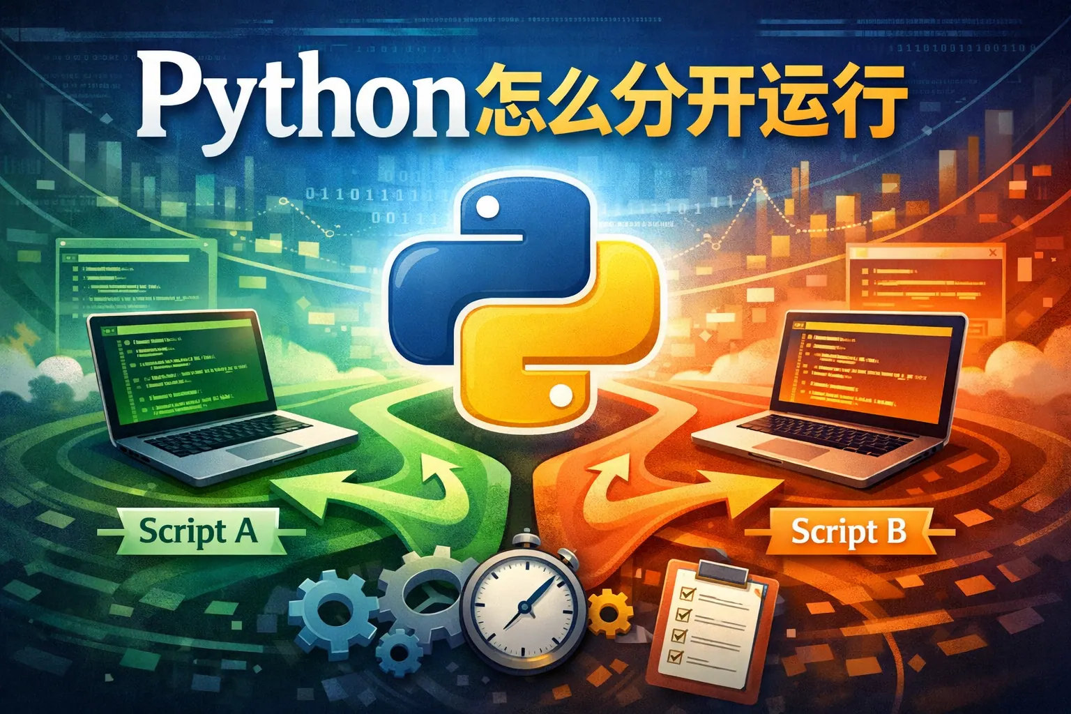 python怎么分开运行