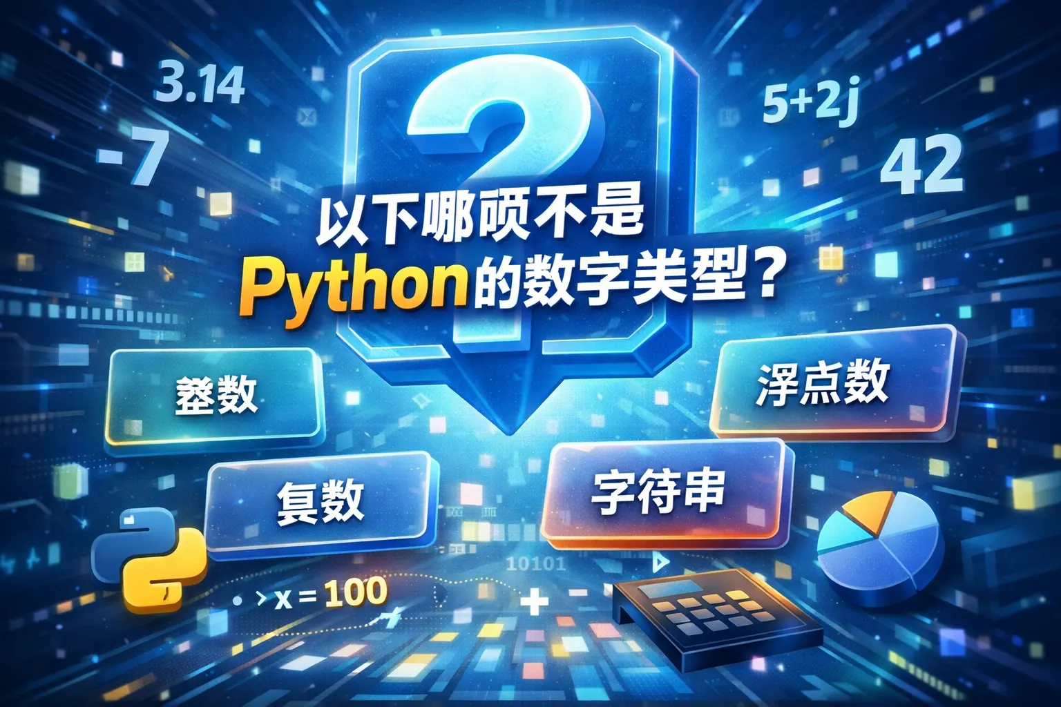 以下哪项不是Python的数字类型