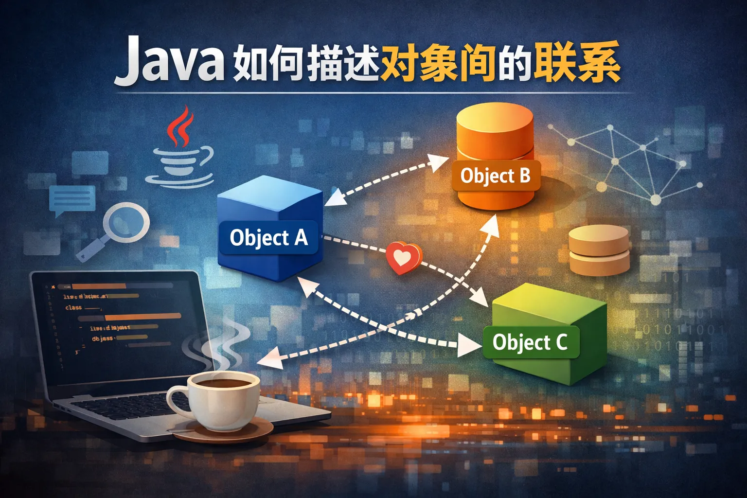 java如何描述对象间的联系