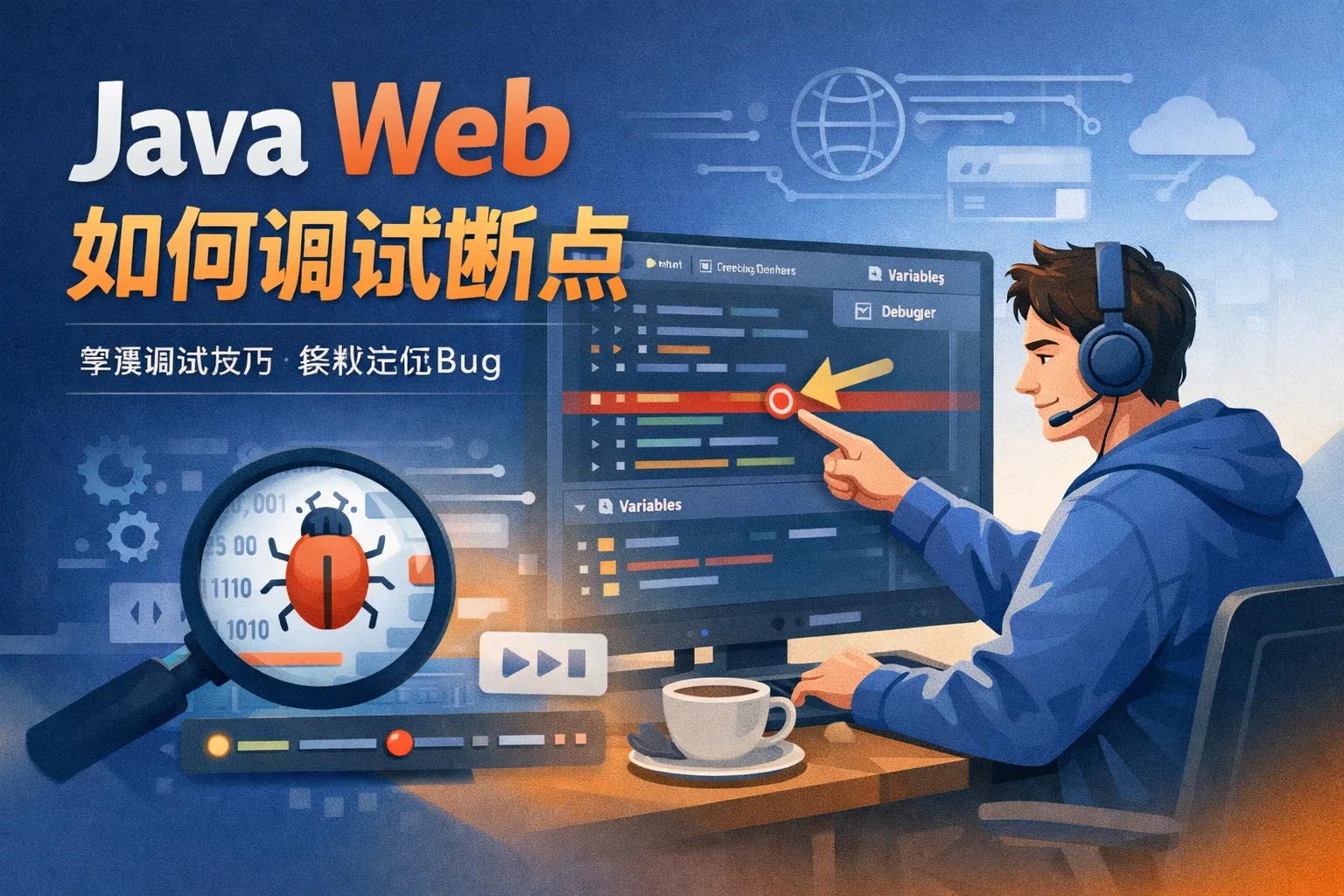 java web如何调试断点