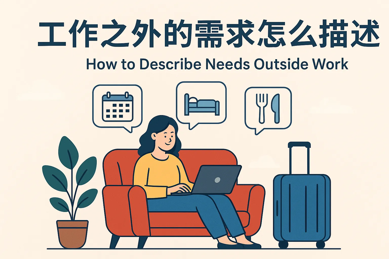 工作之外的需求怎么描述