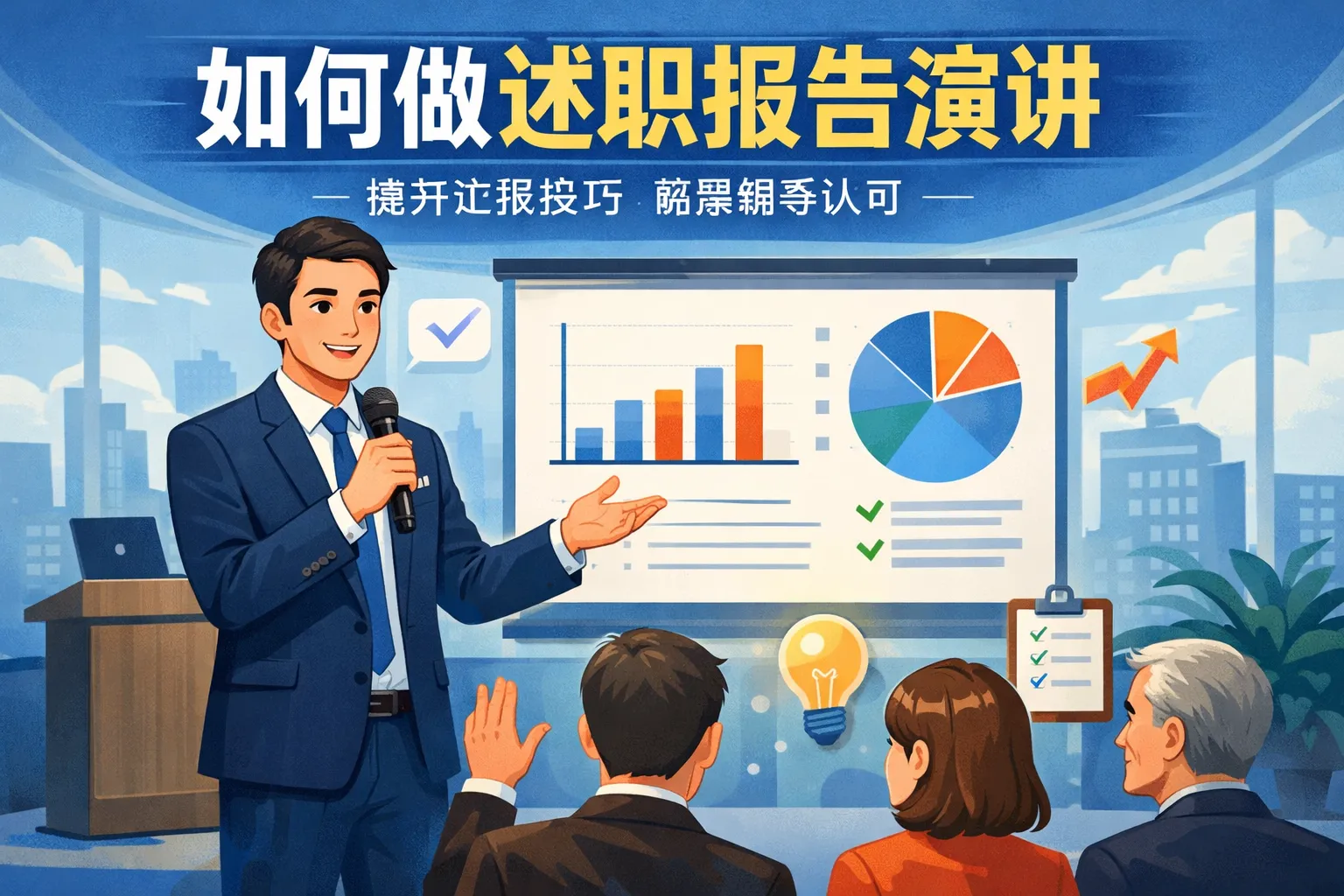 如何做述职报告演讲