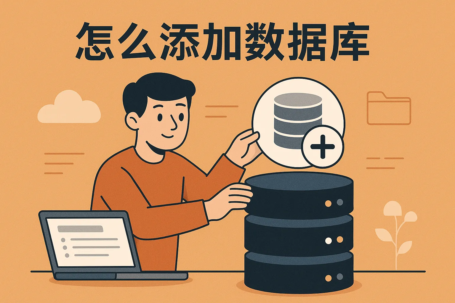 怎么添加数据库