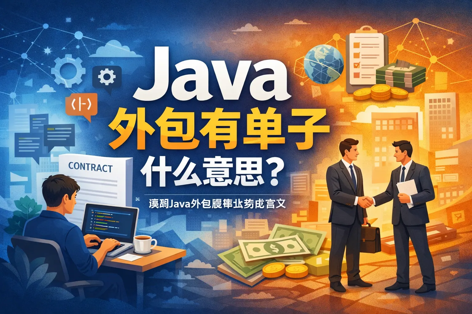 java外包有单子什么意思
