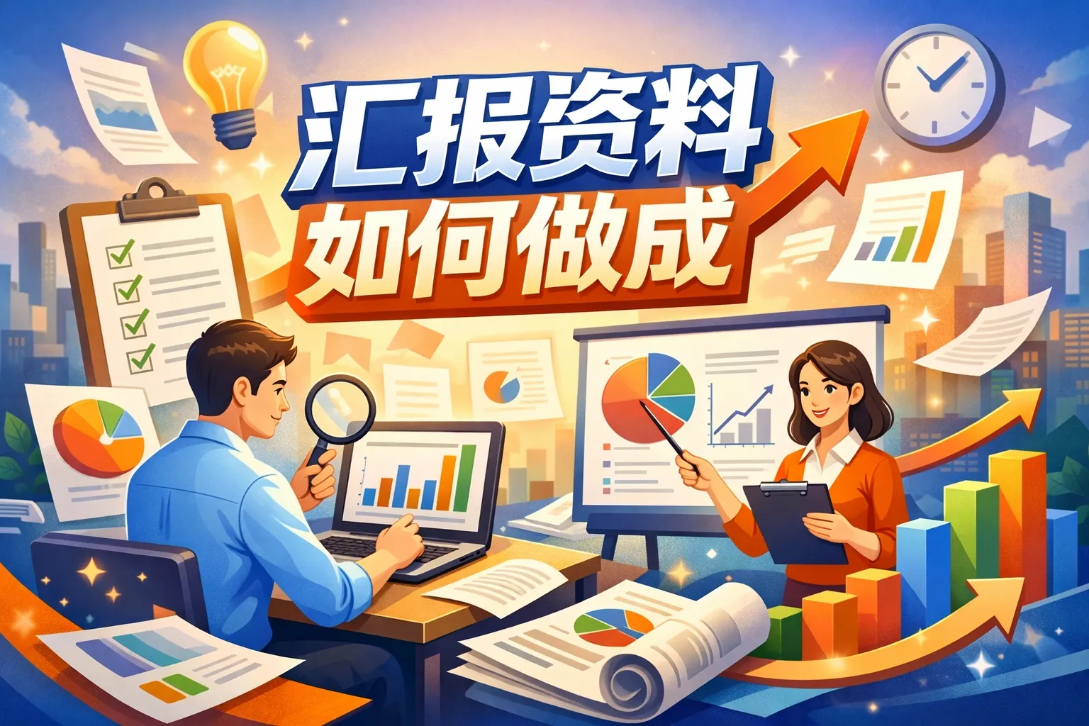 汇报资料如何做成