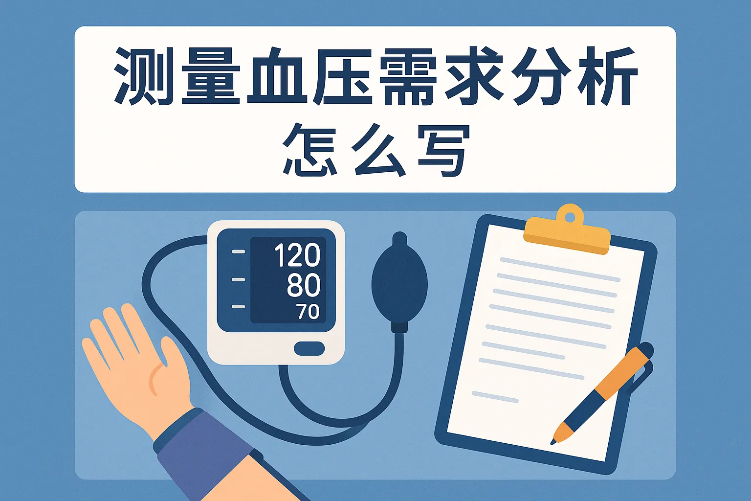 测量血压需求分析怎么写