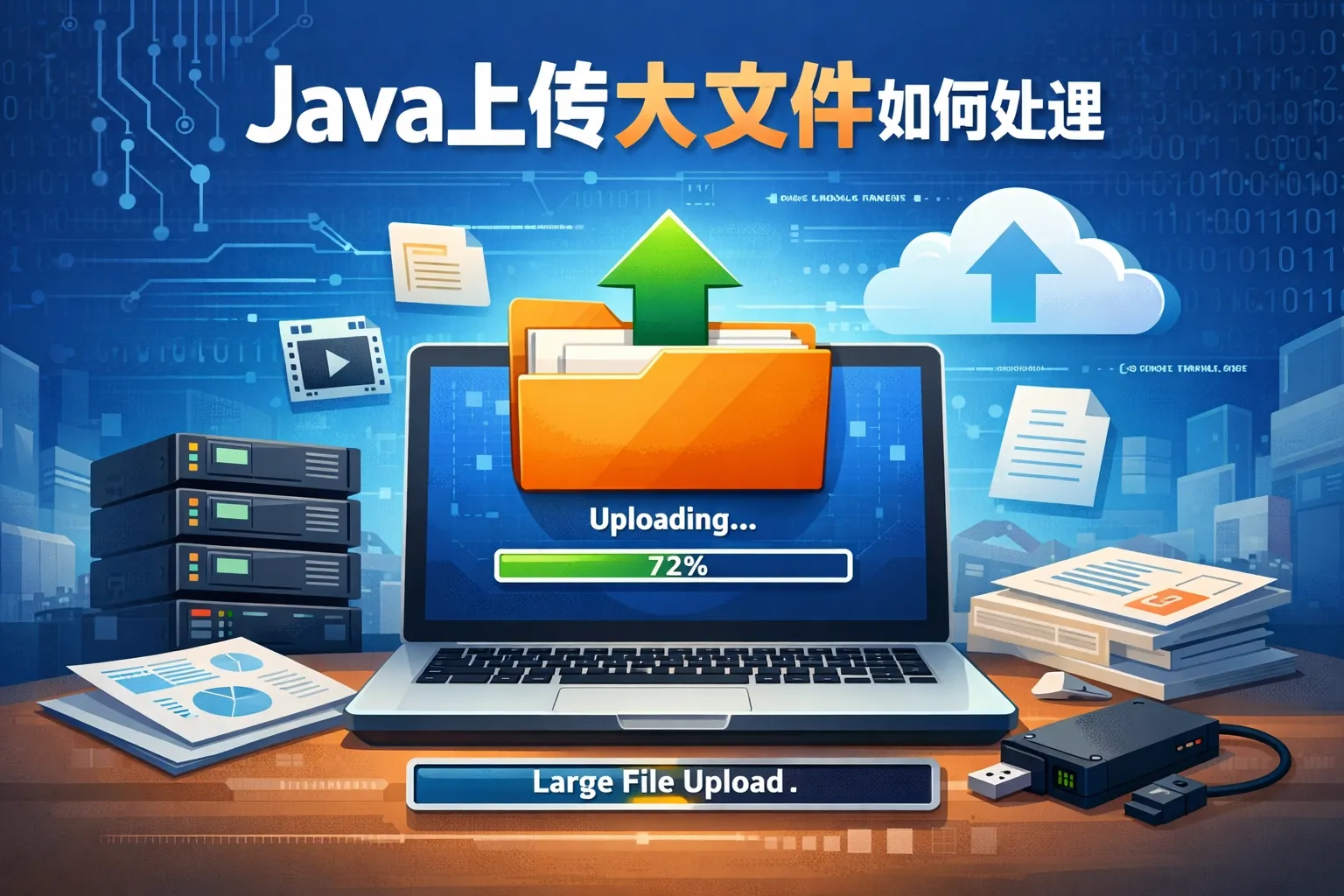 java上传大文件如何处理