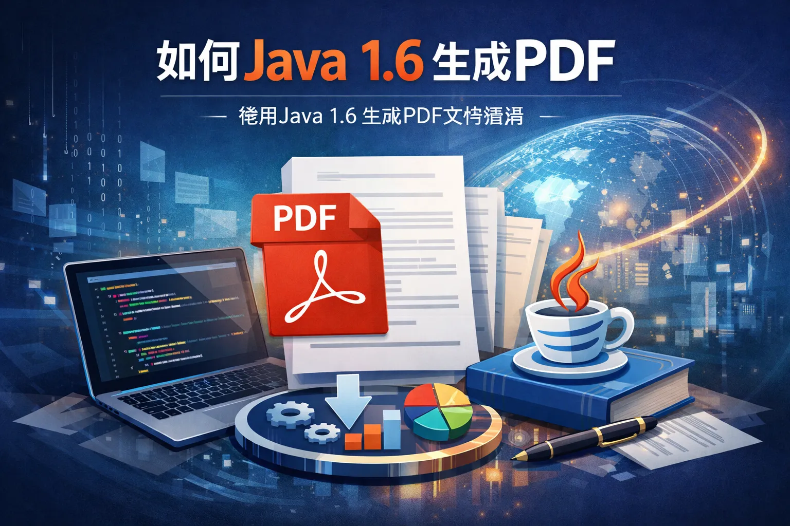 如何java1.6生成pdf