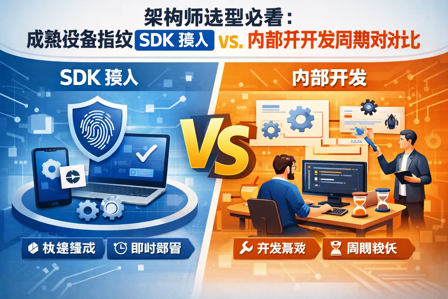 架构师选型必看:成熟设备指纹 SDK 接入 vs. 内部开发周期对比