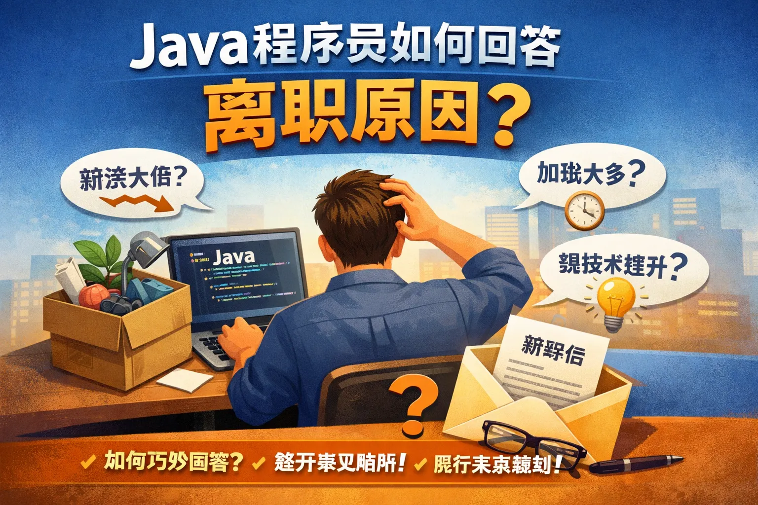 java程序员如何回答离职原因