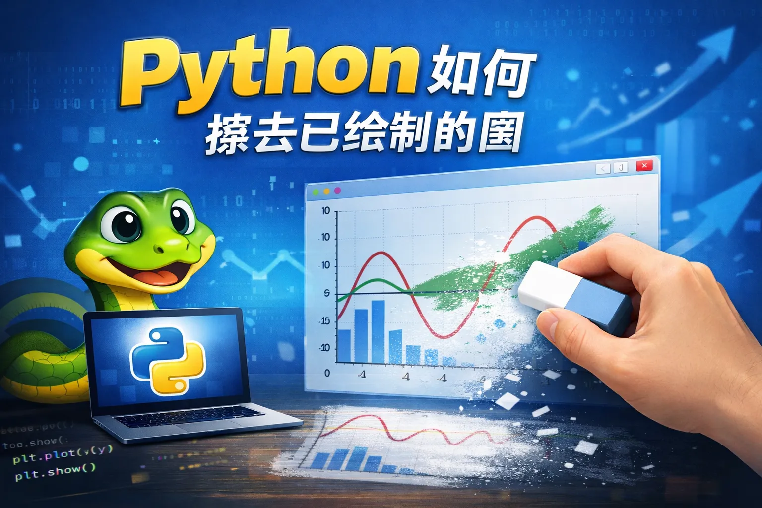 Python如何擦去已绘制的图