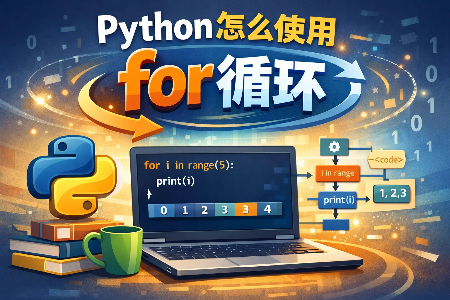 python怎么使用for循环