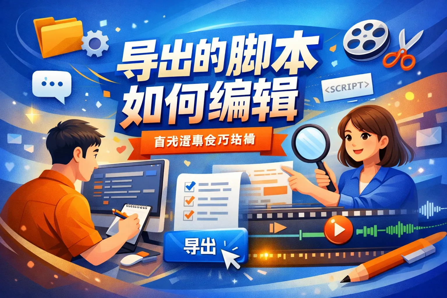 导出的脚本如何编辑